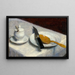 Still life with mustard pot - Henri Fantin-Latour — framed artwork on a wall