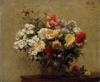 Summer Flowers - Henri Fantin-Latour — artwork view