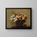 Summer Flowers - Henri Fantin-Latour — framed artwork on a wall