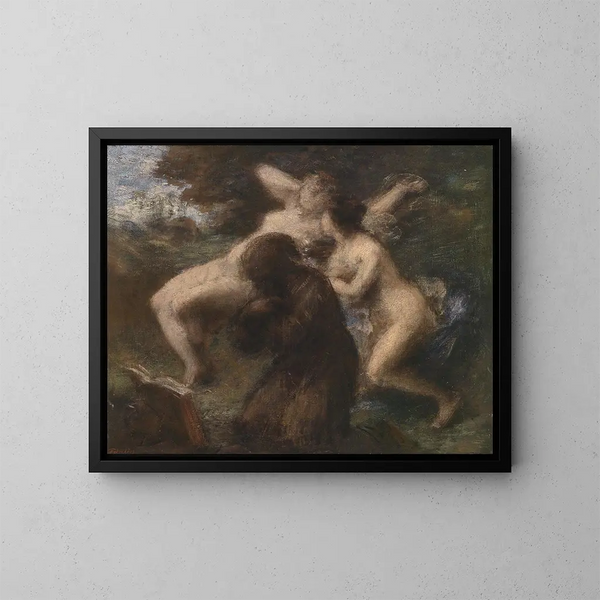 La Tentation de saint Antoine - Henri Fantin-Latour — framed artwork on a wall