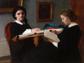 Les Deux Sœurs - Henri Fantin-Latour — artwork view