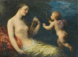 Venus and Cupid - Henri Fantin-Latour — artwork view