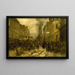 L'Avenue d'Orléans during the bombardments of Paris by the Prussian armies in January 1871 - Henri Félix Emmanuel Philippoteaux — framed artwork on a wall