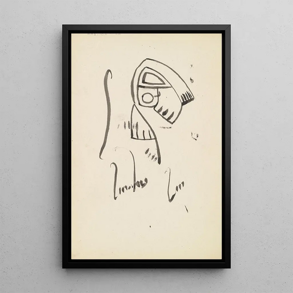 Études sculpturales - Henri Gaudier-Brzeska — framed artwork on a wall