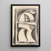 Standing Female Figure - Henri Gaudier-Brzeska — framed artwork on a wall