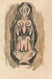 Study for a sculptural column - Henri Gaudier-Brzeska — artwork view