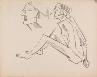 Deux études de figures - Henri Gaudier-Brzeska — artwork view