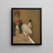 Behind the Curtain of the Ballet - Henri Gervex — framed artwork on a wall