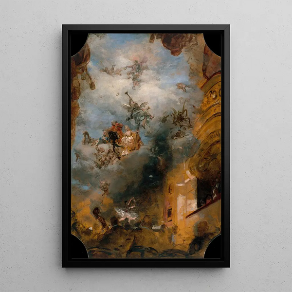 La musique à travers les âges - Henri Gervex — framed artwork on a wall