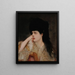 L'attente - Henri Gervex — framed artwork on a wall