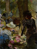 The Flower Market - Henri Gervex — artwork view