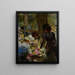 The Flower Market - Henri Gervex — framed artwork on a wall