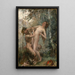 Satyr and Bacchante - Henri Gervex — framed artwork on a wall