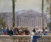 La famille impériale entourée de nombreuses personnalités du Second Empire devant le palais Bourbon - Henri Gervex — artwork view
