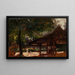 Study for the Circle of Puteaux Island - Henri Gervex — framed artwork on a wall