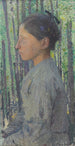 Woman in profile - Henri Jean Guillaume Martin — artwork view