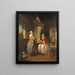 The love letter - Henri Joseph Gommarus Carpentero — framed artwork on a wall