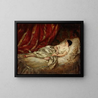 Repos - Henri Lafon — framed artwork on a wall