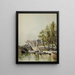 Le pont Sully - Henri Laurent Mouren — framed artwork on a wall