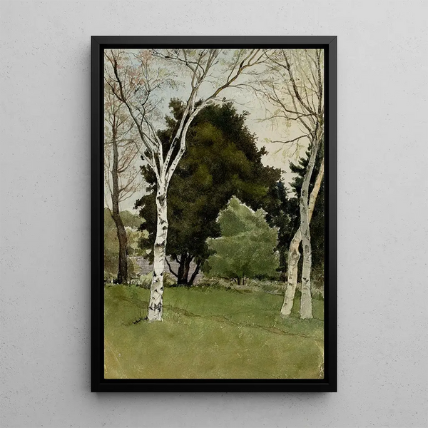 Square du Bon Marché rue de Sèvres - Henri Laurent Mouren — framed artwork on a wall