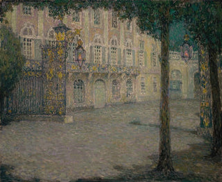La Place de la Carrière au clair de lune - Henri Le Sidaner — artwork view