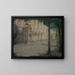 La Place de la Carrière au clair de lune - Henri Le Sidaner — framed artwork on a wall