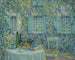 La Table au soleil dans les feuilles de Gerberoy - Henri Le Sidaner — artwork view