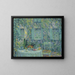 La Table au soleil dans les feuilles de Gerberoy - Henri Le Sidaner — framed artwork on a wall