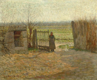The farm gate - Henri Le Sidaner — artwork view