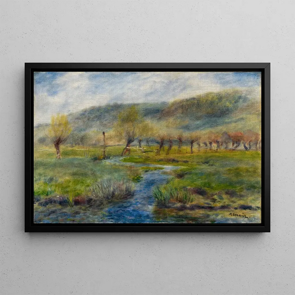 La Prairie - Henri Le Sidaner — framed artwork on a wall