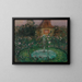 The Pavilion of Gerberoy - Henri Le Sidaner — framed artwork on a wall
