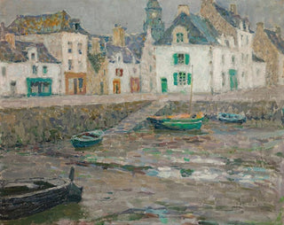 Les maisons des marins, Le Croisic - Henri Le Sidaner — artwork view