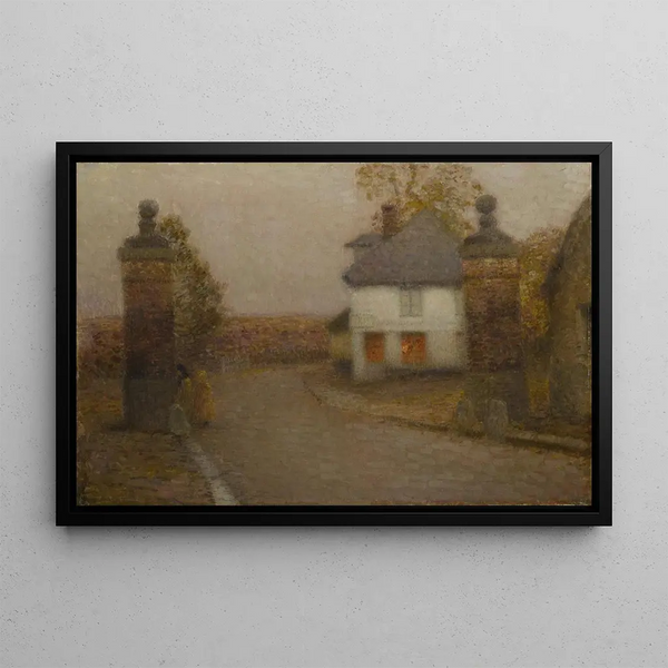 Les Piliers - Henri Le Sidaner — framed artwork on a wall