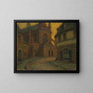 L'église de Tréguier - Henri Le Sidaner — framed artwork on a wall
