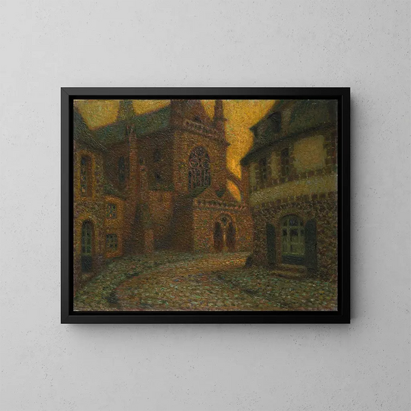L'église de Tréguier - Henri Le Sidaner — framed artwork on a wall