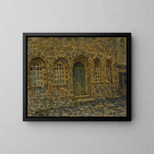 Old house of Tréguier - Henri Le Sidaner — framed artwork on a wall