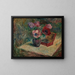 Bouquet d'anémones - Henri Lebasque — framed artwork on a wall