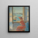 Devant la fenêtre Île d'Yeu - Henri Lebasque — framed artwork on a wall