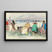 Woman with Regattas - Henri Lebasque — framed artwork on a wall