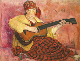 Woman with Guitar - Henri Lebasque — artwork view