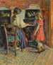 The lion of the piano Marthe and Nono - Henri Lebasque — artwork view