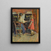 The lion of the piano Marthe and Nono - Henri Lebasque — framed artwork on a wall
