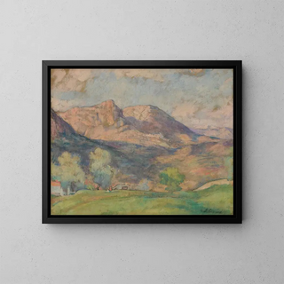Le Baou de Vence - Henri Lebasque — framed artwork on a wall