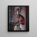 The hairstyle - Henri Lebasque — framed artwork on a wall