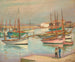 Houses on the port of Île d'Yeu - Henri Lebasque — artwork view
