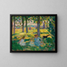 Montvrain, the countryside scene - Henri Lebasque — framed artwork on a wall