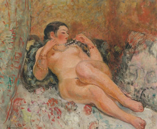 Nude reclining painting - Henri Lebasque — artwork view