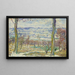 Snowy landscape around Paris - Henri Lebasque — framed artwork on a wall