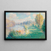 on the banks of the Marne - Henri Lebasque — framed artwork on a wall