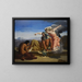 Jérémie the Prophet Dictating His Prophecies - Henri Lehmann — framed artwork on a wall